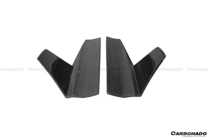 Carbonado 2013-2020 Audi RS3 S3 A3 Sline Sedan BKSS Style Carbon Fiber Side Skirts Under Board with Winglets