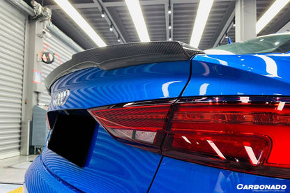 Carbonado 2013-2020 Audi S3  A3  RS3 8V Sedan RW Style Carbon Fiber Trunk Spoiler