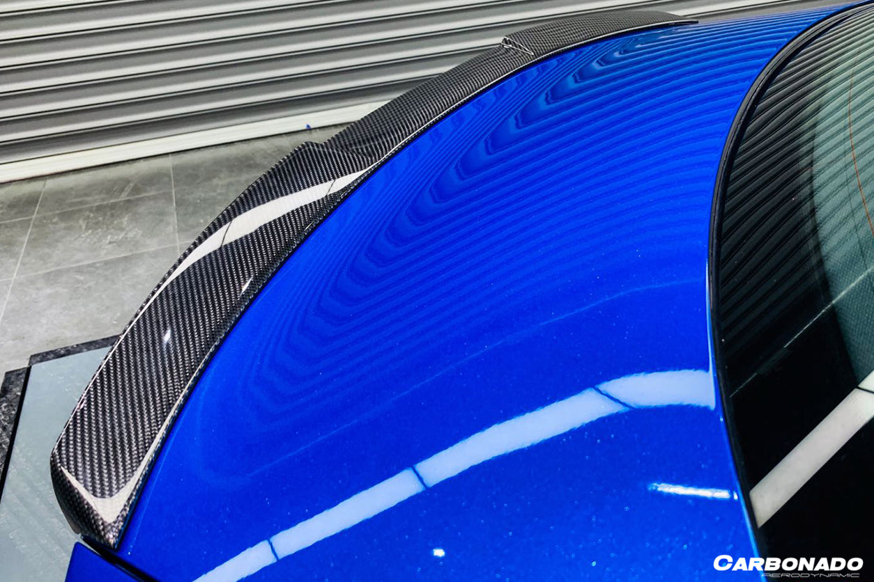 Carbonado 2013-2020 Audi S3  A3  RS3 8V Sedan RW Style Carbon Fiber Trunk Spoiler