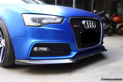 Faldón delantero de fibra de carbono estilo DM para Audi A5 Sline S5 Carbonado 2009-2015