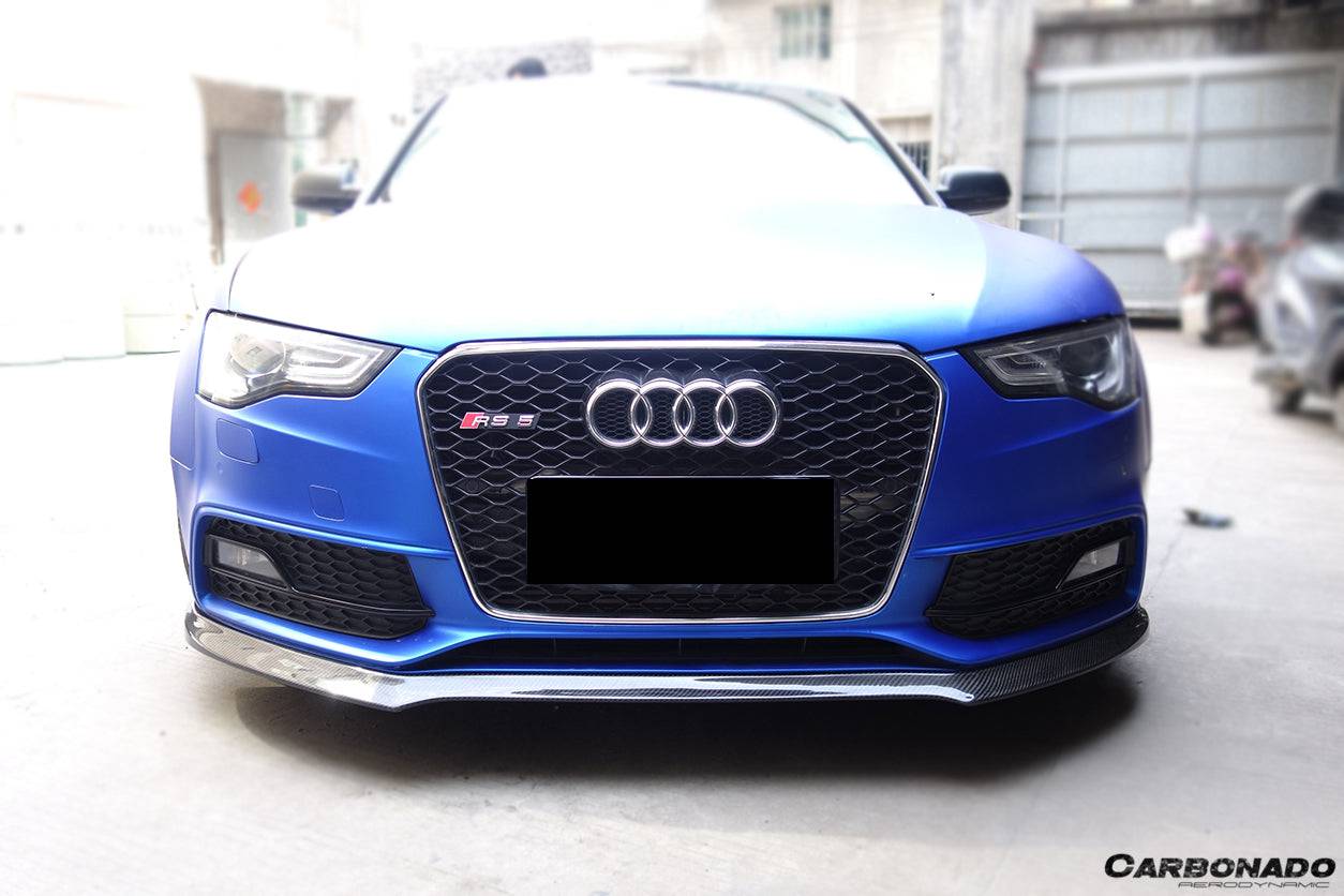 Faldón delantero de fibra de carbono estilo DM para Audi A5 Sline S5 Carbonado 2009-2015