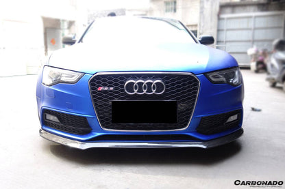 Faldón delantero de fibra de carbono estilo DM para Audi A5 Sline S5 Carbonado 2009-2015