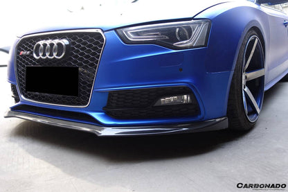 Faldón delantero de fibra de carbono estilo DM para Audi A5 Sline S5 Carbonado 2009-2015