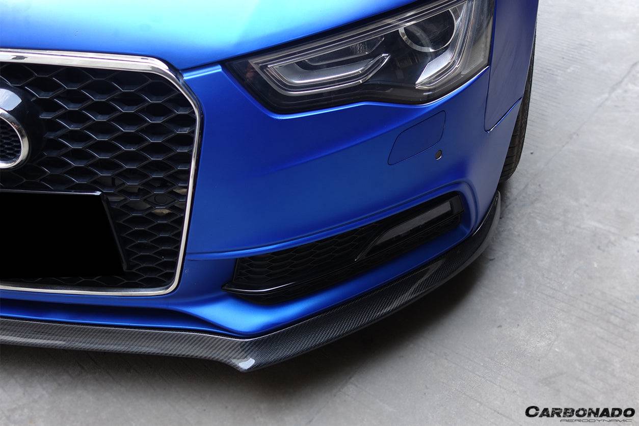 Faldón delantero de fibra de carbono estilo DM para Audi A5 Sline S5 Carbonado 2009-2015