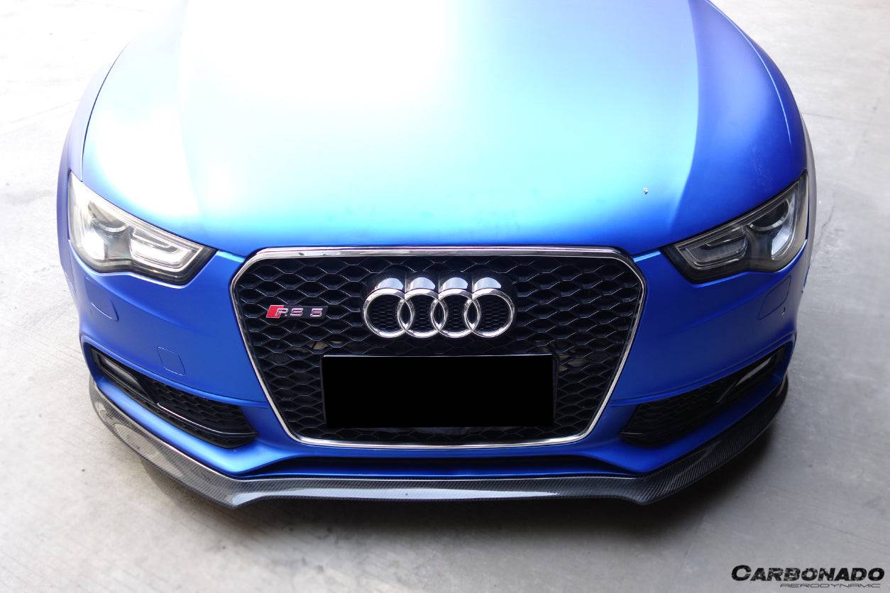 Faldón delantero de fibra de carbono estilo DM para Audi A5 Sline S5 Carbonado 2009-2015