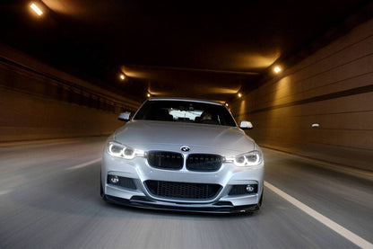 Juego de labio delantero de fibra de carbono estilo M-Tech GV para BMW Serie 3 F30 F35 2011-2019 Carbonado
