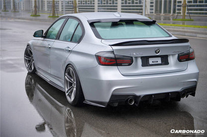 Carbonado 2011-2019 BMW 3 Series F30 F35 M-Tech Sedan GV Style Carbon Fiber Full Body Kit