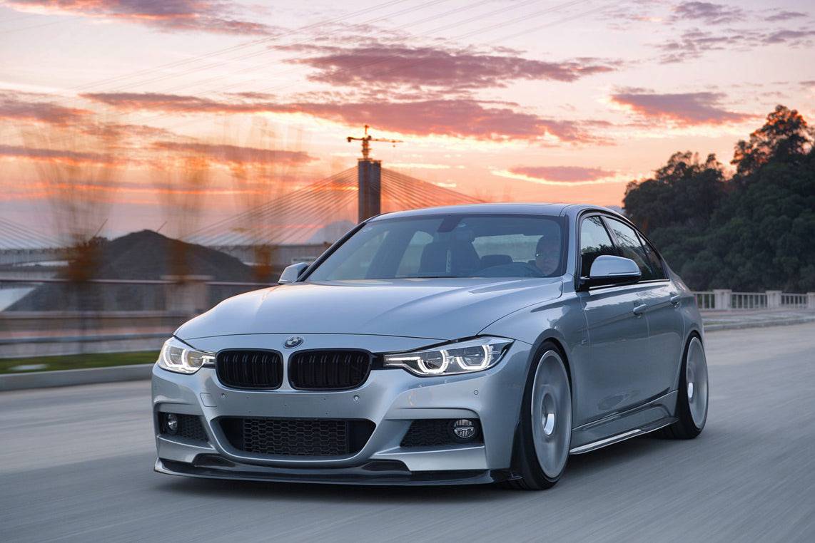 Carbonado 2011-2019 BMW 3 Series F30   F35 M-Tech GV Style Carbon Fiber Front Lip