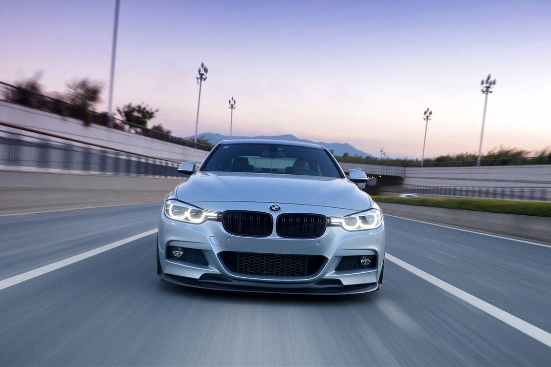 Carbonado 2011-2019 BMW 3 Series F30   F35 M-Tech GV Style Carbon Fiber Front Lip