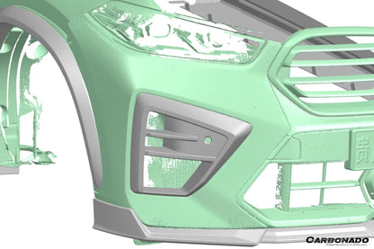 Carbonado AD Style Dry Carbon Fiber Front Lip | 2024-2025 BMW X6M F96