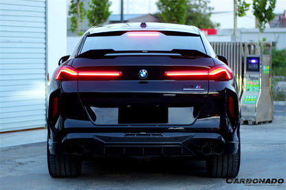 Carbonado 2020-2025 BMW X6M F96  G06 X6 AD Style Dry Carbon Fiber Trunk spoiler