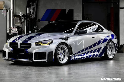 Parrilla inferior de fibra de carbono seca estilo OD-AP para BMW M2 G87 2021-2024 Carbonado