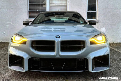 Parrilla inferior de fibra de carbono seca estilo OD-AP para BMW M2 G87 2021-2024 Carbonado