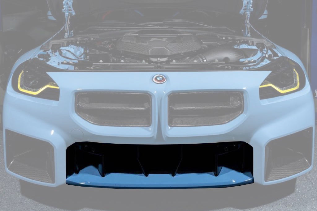 Parrilla inferior de fibra de carbono seca estilo OD-AP para BMW M2 G87 2021-2024 Carbonado