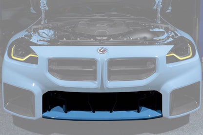 Parrilla inferior de fibra de carbono seca estilo OD-AP para BMW M2 G87 2021-2024 Carbonado