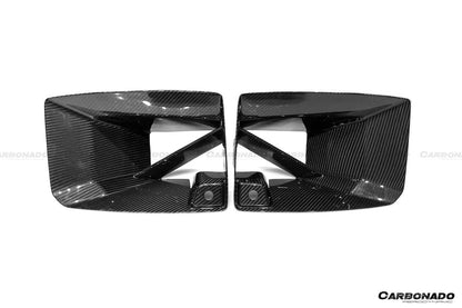 Carbonado 2021-2024 BMW M2 G87 OD-MP Style Dry Carbon FIber Front Bumper Air Inlet Trim