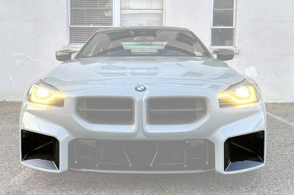 Carbonado 2021-2024 BMW M2 G87 OD-MP Style Dry Carbon FIber Front Bumper Air Inlet Trim