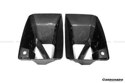 Carbonado 2021-2024 BMW M2 G87 OD-MP Style Dry Carbon FIber Front Bumper Air Inlet Trim