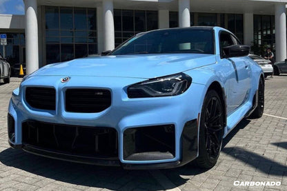 Carbonado 2021-2024 BMW M2 G87 OD-MP Style Dry Carbon FIber Front Bumper Air Inlet Trim