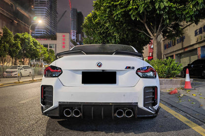 Difusor trasero de fibra de carbono seco estilo OD para BMW M2 G87 2021-2024 Carbonado