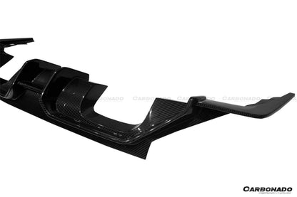 Difusor trasero de fibra de carbono seco estilo OD-C para BMW M2 G87 2021-2024 Carbonado