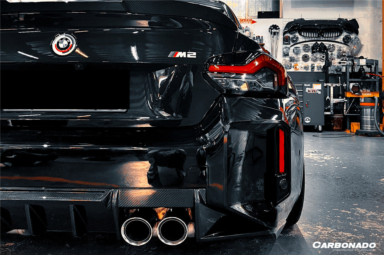 Carbonado OD-R Style Dry Carbon FIber Rear Diffuser Lip | 2021-2024 BMW M2 G87