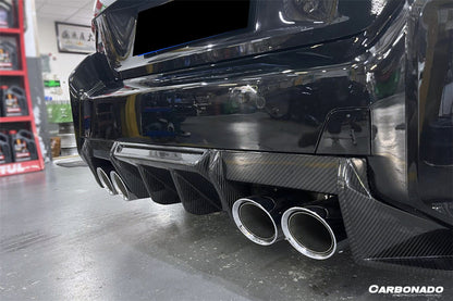 Carbonado OD-R Style Dry Carbon FIber Rear Diffuser Lip | 2021-2024 BMW M2 G87