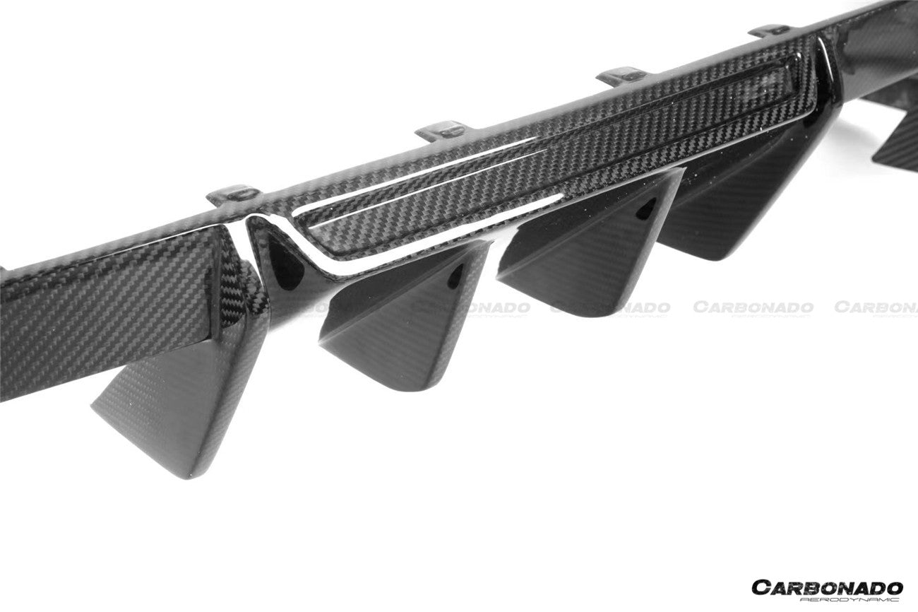 Carbonado OD-R Style Dry Carbon FIber Rear Diffuser Lip | 2021-2024 BMW M2 G87