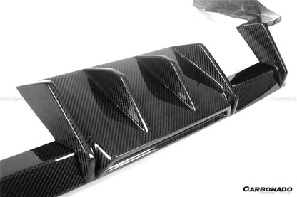 Carbonado OD-R Style Dry Carbon FIber Rear Diffuser Lip | 2021-2024 BMW M2 G87