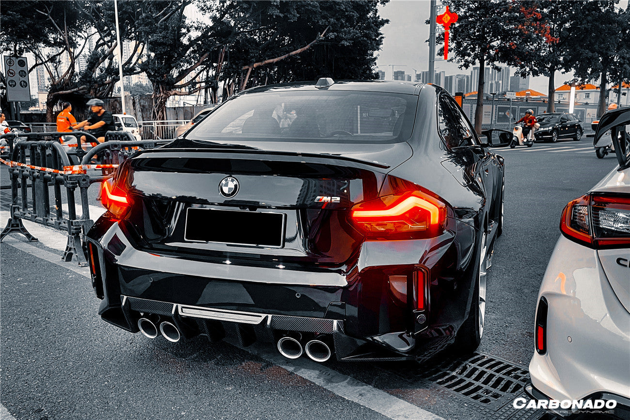 Carbonado OD-R Style Dry Carbon FIber Rear Diffuser Lip | 2021-2024 BMW M2 G87
