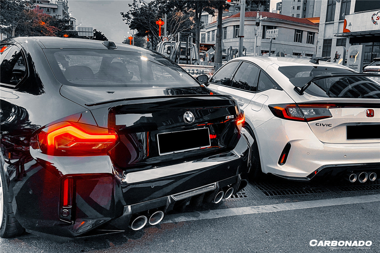 Carbonado OD-R Style Dry Carbon FIber Rear Diffuser Lip | 2021-2024 BMW M2 G87
