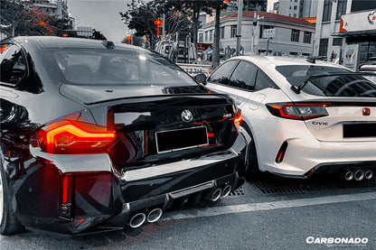 Carbonado OD-R Style Dry Carbon FIber Rear Diffuser Lip | 2021-2024 BMW M2 G87