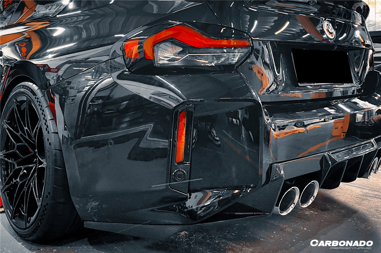 Carbonado OD-R Style Dry Carbon FIber Rear Diffuser Lip | 2021-2024 BMW M2 G87
