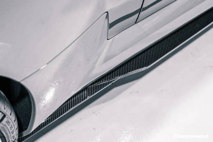 Carbonado 2021-2024 BMW M2 G87 OD-R Style Dry Carbon FIber Side Skirts