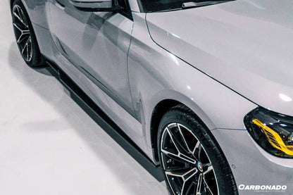 Carbonado 2021-2024 BMW M2 G87 OD-R Style Dry Carbon FIber Side Skirts
