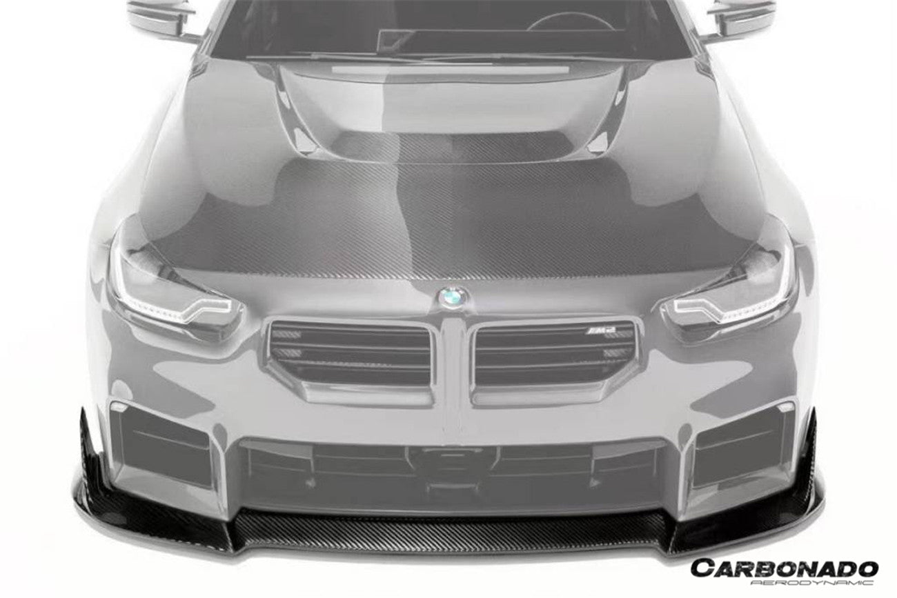 Carbonado 2021-2024 BMW M2 G87 OD Style Dry Carbon Fiber Front Lip
