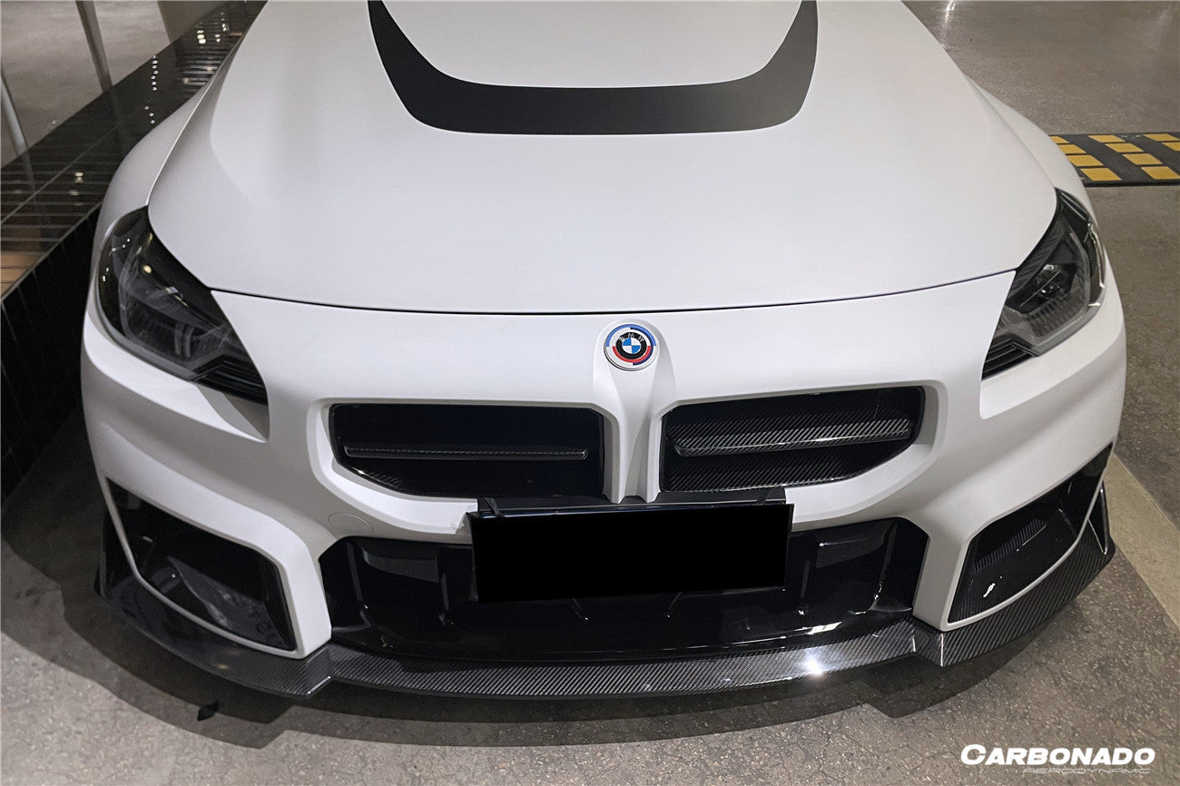 Carbonado 2021-2024 BMW M2 G87 OD Style Dry Carbon Fiber Front Lip