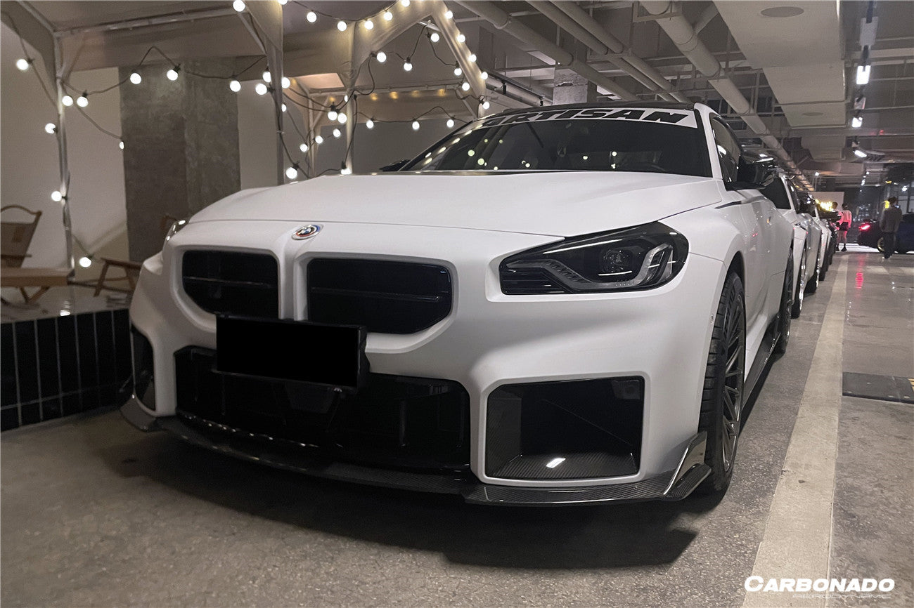 Carbonado 2021-2024 BMW M2 G87 OD Style Dry Carbon Fiber Front Lip