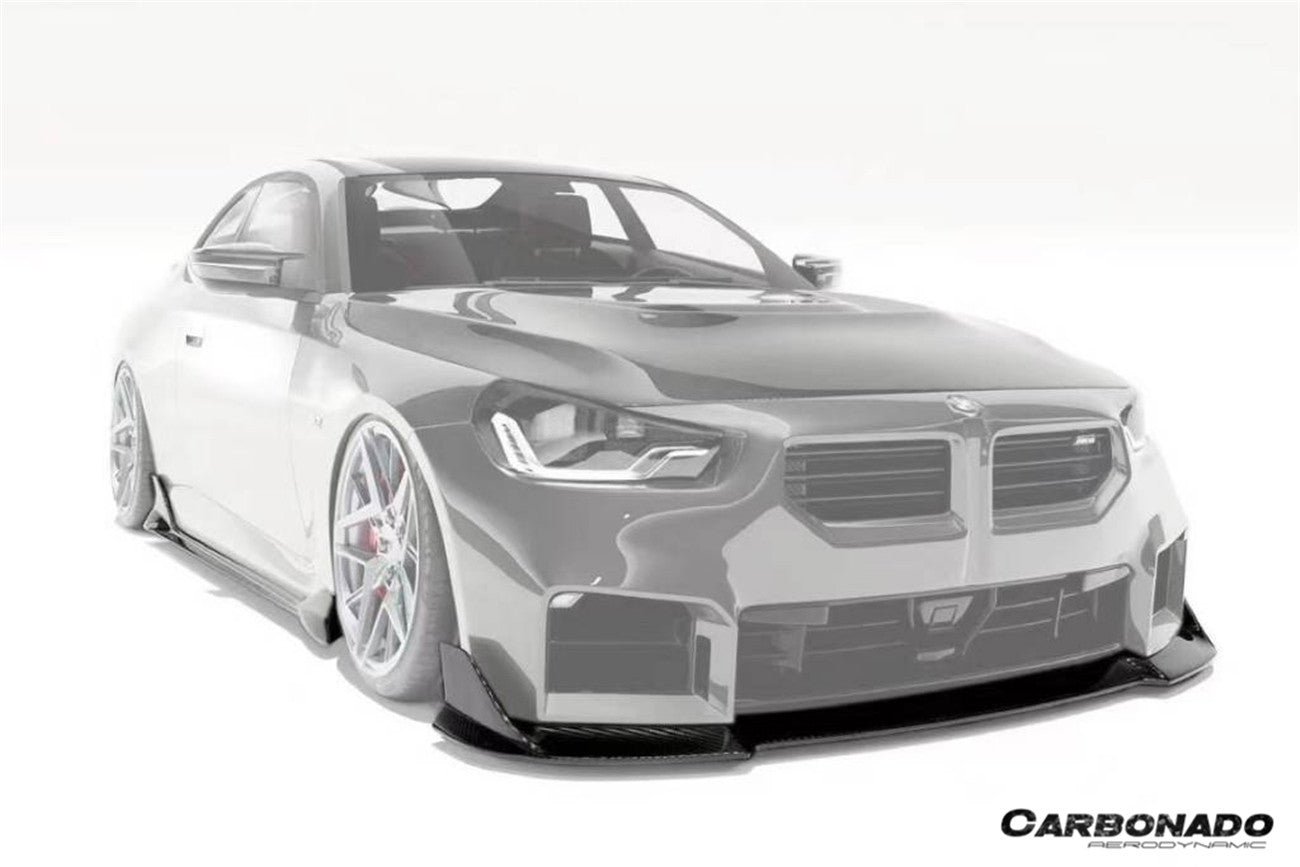 Carbonado 2021-2024 BMW M2 G87 OD Style Dry Carbon Fiber Front Lip