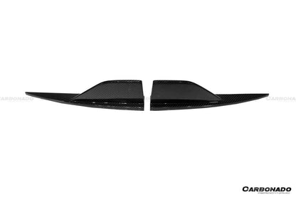Alerones divisores de parachoques trasero de fibra de carbono seco estilo OD para BMW M2 G87 2021-2024 Carbonado