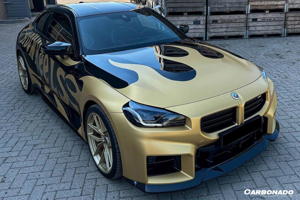 Carbonado 2021-2024 BMW M2 G87 OD-R Style Dry Carbon FIber Front Lip