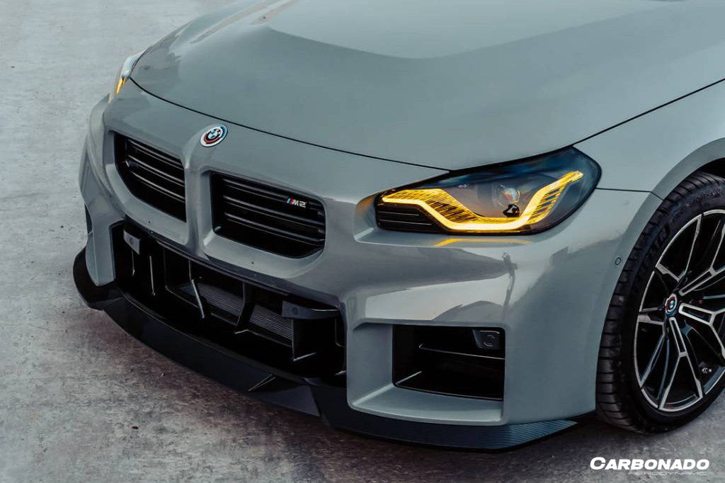 Carbonado 2021-2024 BMW M2 G87 OD-R Style Dry Carbon FIber Front Lip