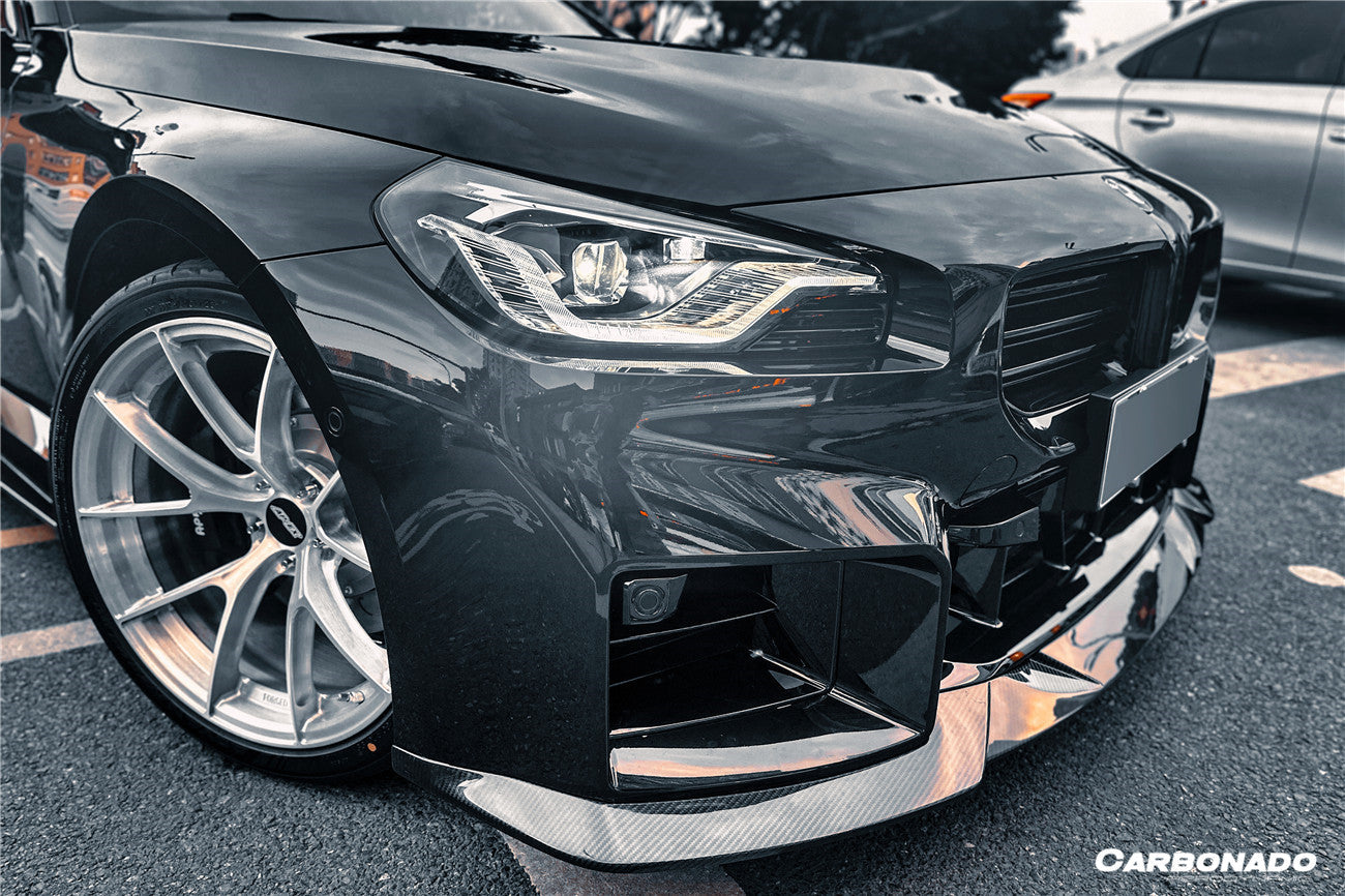Carbonado 2021-2024 BMW M2 G87 OD-R Style Dry Carbon FIber Front Lip