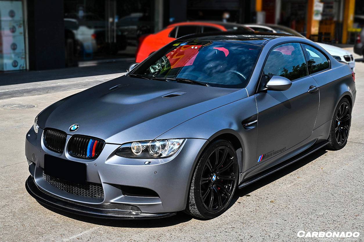 Labio de fibra de carbono estilo BMW M3 E90 E92 E93 GTSII Carbonado 2008-2012