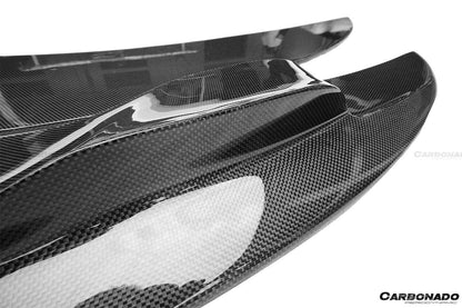 Labio de fibra de carbono estilo BMW M3 E90 E92 E93 GTSII Carbonado 2008-2012