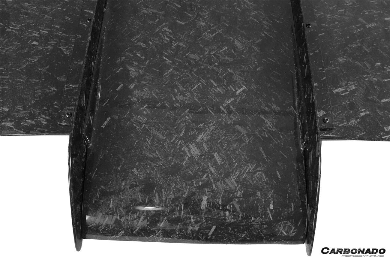 Difusor trasero de fibra de carbono estilo VA con borde para BMW M3 E92 E93 2008-2012 Carbonado