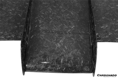 Difusor trasero de fibra de carbono estilo VA con borde para BMW M3 E92 E93 2008-2012 Carbonado