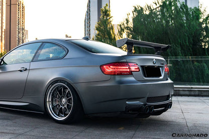 Difusor trasero de fibra de carbono estilo VA con borde para BMW M3 E92 E93 2008-2012 Carbonado