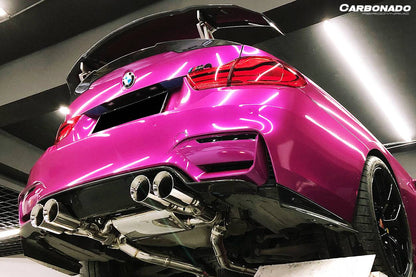 Tapa trasera de fibra de carbono estilo SM para BMW M3 F80 M4 F82 Carbonado 2014-2020