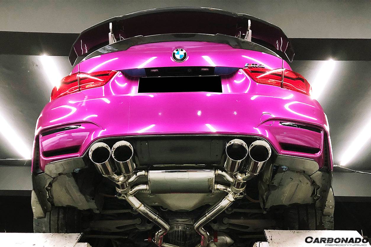 Carbonado 2014-2020 BMW M3 F80 M4 F82 SM Style Carbon Fiber Rear Lip